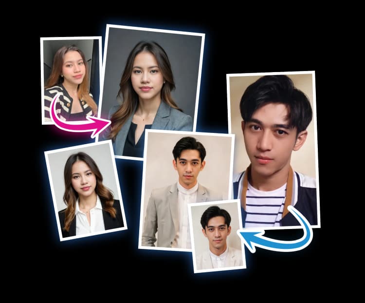 Branding perusahaan dengan headshot